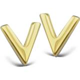 👉 Oorbel goudkleurig zilver One Size JWLS4U JE004G Oorbellen V