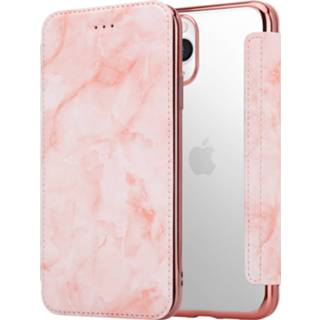 👉 Portemonnee rose goud ShieldCase Marble Gold iPhone 11 Pro Wallet flip case 8720391677224