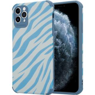 👉 Blauw ShieldCase Blue Zebra iPhone 11 Pro Max case 8720391676272