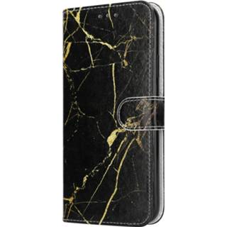 👉 Zwart marmer Shieldcase Amazing Black iPhone Xr Bookcase 8720391675992