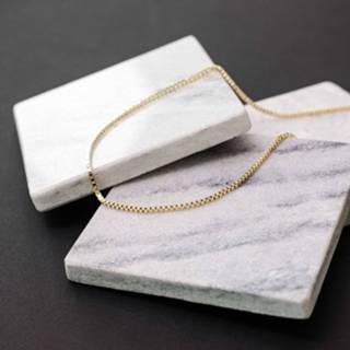 👉 Venetiaanse schakel geel 9K ketting met 2mm 8719802337239