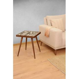 👉 Bijzettafel bruin hout One Size Nancy's Egypt Lake-Leto - Vintage Gefabriceerd 45 cm x 6019931328330