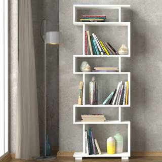 👉 Boekenkast wit hout One Size Nancy's Jeffersontown - Design Gefabriceerd 19,5 cm x 60 165 6013824626602