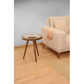 Nancy's Streamwood Bijzettafel - Vintage gefabriceerd hout bruin One Size 1009 ch-nancy-home-store-1009p Bijzettafel bruin hout One Size Nancy's Streamwood - Vintage Gefabriceerd 45 cm x 6019913330375