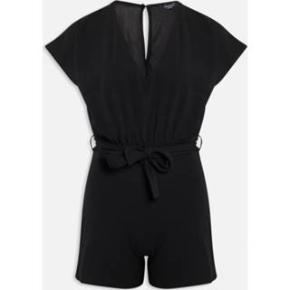 👉 Jumpsuit zwart XS meisjes Sisters Point Jumpsuit/playsuit girl - v play a black 5714862040405