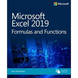 👉 Engels Microsoft Excel 2019 Formulas and Functions 9781509306190
