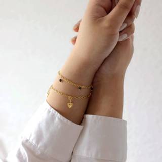 👉 Schakel armband zilver zilveren goud goldplated schakelarmband Mix&Match 8719802236488