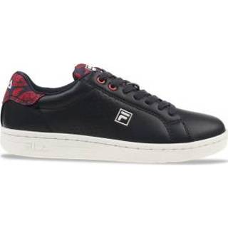 Zwart unisex stock vrouwen Fila Crosscourt Dames