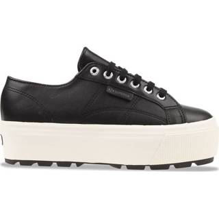 👉 Nappa zwart unisex vrouwen Superga 2790 Tank Dames