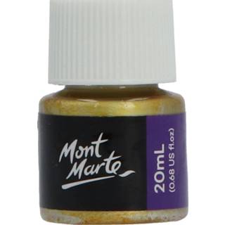 👉 Folie goud goudkleurig Mont Marte® Premium Verf 20ml - Detailverf 6013916789703