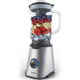 👉 Schenkkan RVS transparant Homra Blender Met Glazen - 1500 Ml 1000 Watt 8720246686333