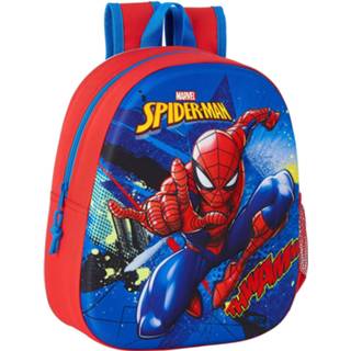 Rugzak polyester multikleur Spiderman 3d Great Power - 33 X 27 10 Cm 8412688421251