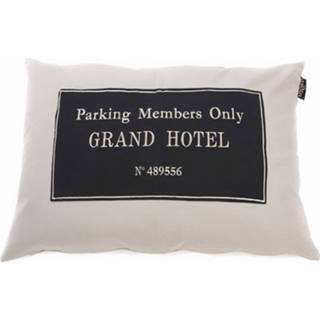 👉 Kussenhoes beige katoen bruin Lex & Max Hond Grand Hotel 70 X 100 Cm 8719733004255