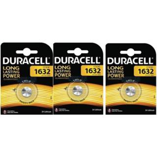 👉 Duracell 3 Cr1632 Lithiumbatterijen Van Volt 6916343348713