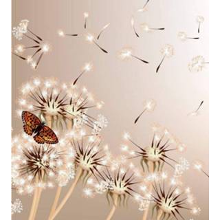 👉 Fotobehang vlies multikleur Dimex Dandelions And Butterfly 225x250cm 3-banen 8592900121487