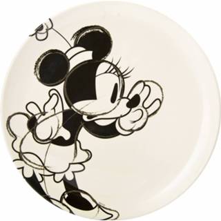 👉 Dinerbord wit zwart kunststof Zak!designs Disney Classic Minnie Junior 25,5 Cm Wit/zwart 707226659745