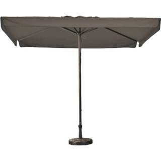 👉 Grijs Madison Profi-line Stokparasol 300x300 Cm. Grey 8713229701307