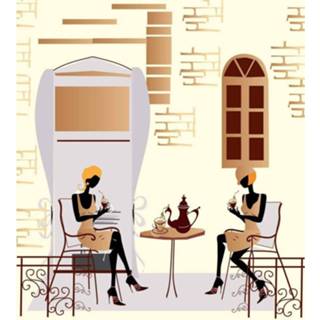 👉 Fotobehang vlies multikleur Dimex Street Cafe 225x250cm 3-banen 8592900122453