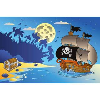 👉 Fotobehang vlies multikleur Dimex Pirate Ship 375x250cm 5-banen 8592900113321