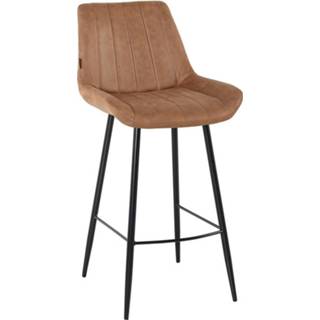 👉 Barkruk microvezel Bronx71 Industriële Brooke Cognac 8720574922226