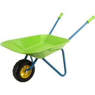 👉 Krui wagen metaal active kinderen groen Speelgoed kruiwagen 78 cm voor