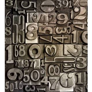 👉 Fotobehang vlies multikleur Dimex Typeset 225x250cm 3-banen 8592900122712