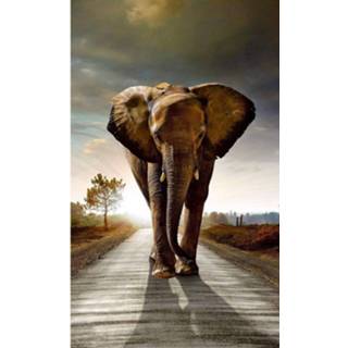 👉 Fotobehang vlies multikleur Dimex Walking Elephant 150x250cm 2-banen 8592900131660