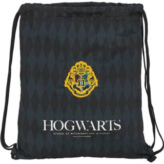 👉 Polyester zwart Harry Potter Gymbag Hogwarts - 40 X 35 Cm 8412688396597