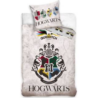 👉 Dekbedovertrek katoen multikleur Harry Potter Quidditch Classic - Eenpersoons 140 X 200 Cm 5902689469008