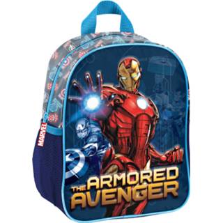 Polyester blauw peuters Marvel Avengers Peuterrugzak Armored 3d - 28 X 22 10 Cm 5903162099866