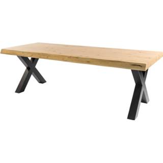 👉 Eettafel eikenhout 24designs Cross - L240 X B100 H77 Cm 8720289854348