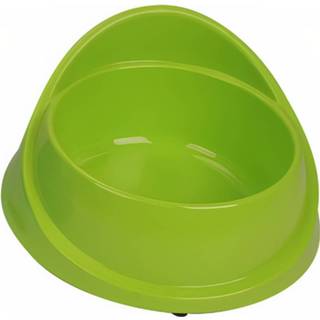 👉 Drinkbak groen kunststof M-pets Voer- En 450 Ml 22,5 X 13 Cm 8720585001446