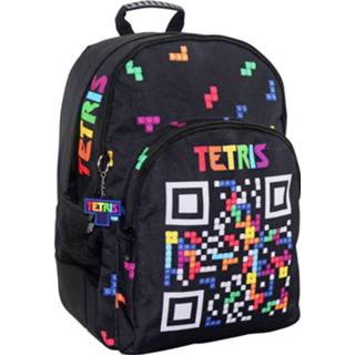 👉 Rugzak polyester zwart Tetris Qr Code - 45 X 33 16 Cm 5205698495793