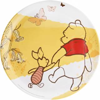 👉 Dinerbord geel kunststof Zak!designs Disney Classic Pooh Junior 25,5 Cm 707226659820