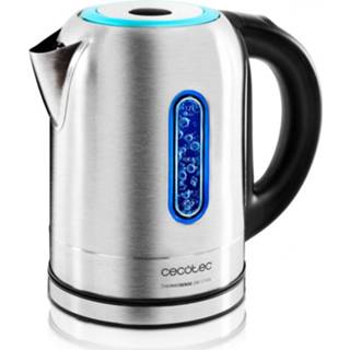 👉 Waterkoker RVS zilverkleurig Cecotec Met Temperatuurregeling - 60 Tot 100 Graden 1.7 Liter Water Filter -Thermosense 8720246584110