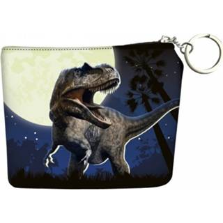 Portemonnee blauw polyester Animal Pictures Dinosaurus - 12 X 10 Cm 5901130076895