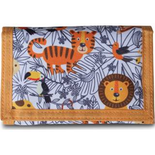 👉 Portemonnee oranje polyester Bestway Jungle - 14 X 9 Cm 755899826452