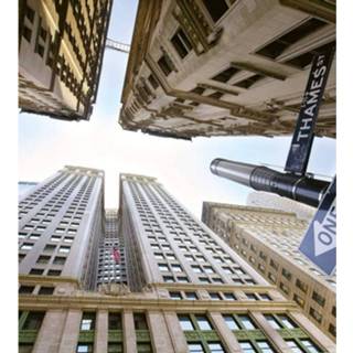 👉 Fotobehang vlies multikleur Dimex Broadway Skyscrapers 225x250cm 3-banen 8592900120114