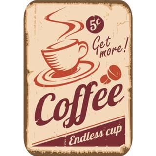 👉 Placemat bruin polyester Papillon Get More Coffee 50 X 39 Cm 8711928310127