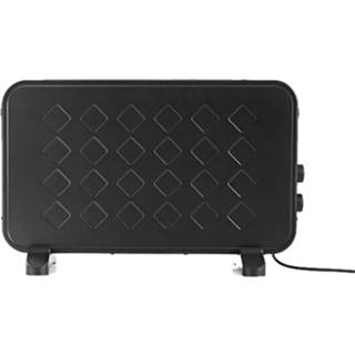 👉 Thermostaat zwart Nedis Convectorkachel - Ventilatorfunctie 2 Standen 2000 W 5412810310937