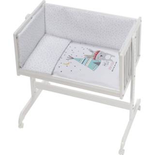 👉 Wit hout Interbaby Wieg/co-sleeper Little Indian 90 X 55 Cm 8435440364153