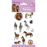 👉 Papier kinderen Funny Products Kindertattoos Horses Junior 12 Stuks 8718274285758