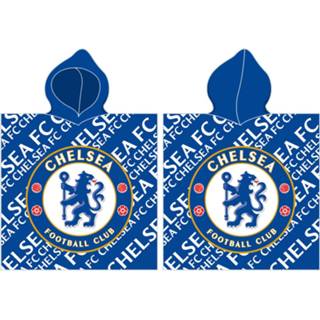 👉 Poncho katoen blauw Chelsea Logo - 60 X 120 Cm 5902689401718