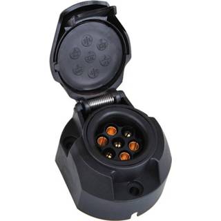 👉 Stekkerdoos zwart PVC Proplus 7+1-polig 8717249104414