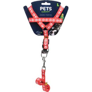 Hondentuigje rood polyethyleen Dogs Collection Met Riem 120 Cm Polyetheen 8711295889462