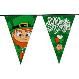 👉 Vlaggenlijn groen polyester Boland St. Patrick's Day 8 Meter 8712026449009