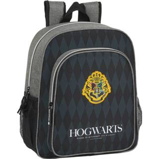 👉 Rugzak polyester zwart Harry Potter Hogwarts - 38 X 32 12 Cm 8412688396627