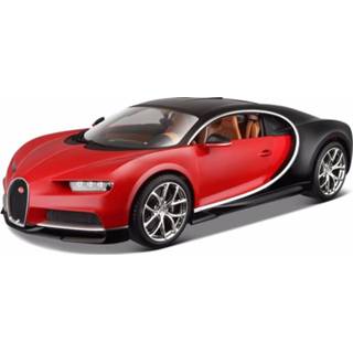 👉 Schaalmodel rood active Bugatti Chiron 1:18