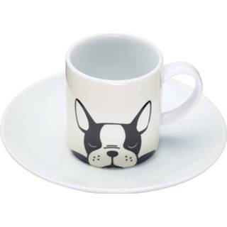 👉 Wit porselein Kitchencraft Espressobord 13 Cm 5028250710499