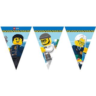 👉 Vlaggenlijn papier multikleur Procos Lego City Junior 2,3 Meter 5201184922507